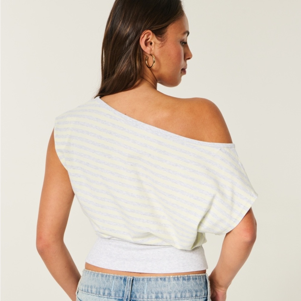 Off the shoulder banded top - Picture 10 of 11